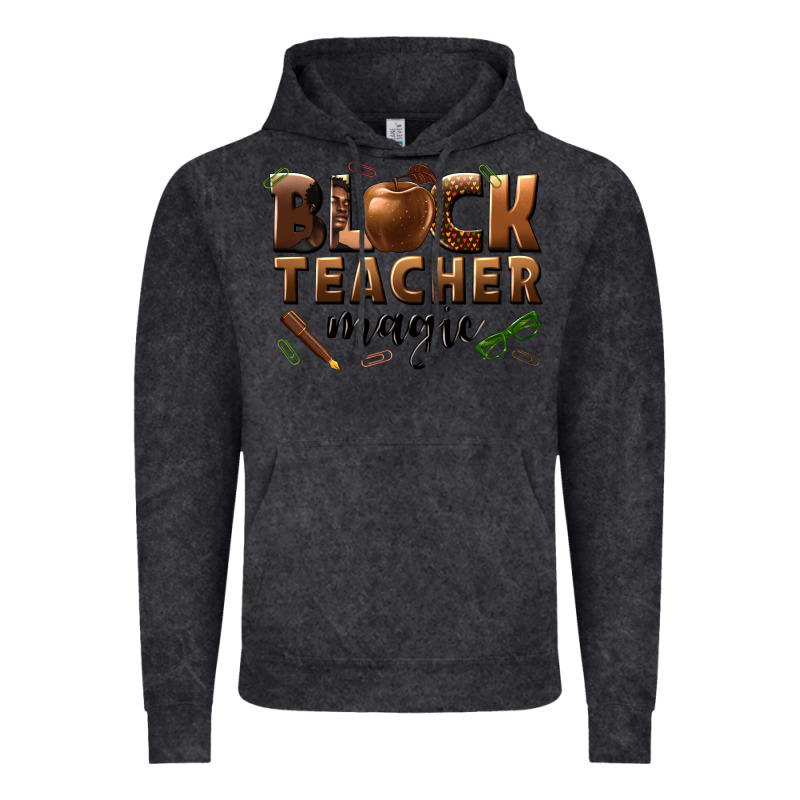 Black Teacher Magic Melanin Male Teacher Vintage Hoodie by texasbilliewilder | Teevron