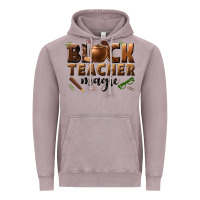 Vintage Zinc black teacher magic melanin male teacher Vintage Hoodie - texasbilliewilder