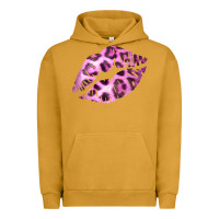 Pigment Peanut Butter Pink Leopard Lips Urban Hoodie - Bettercallsaul