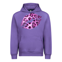 Tulip Pink Leopard Lips Urban Hoodie - Bettercallsaul