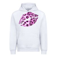 White Pink Leopard Lips Urban Hoodie - Bettercallsaul