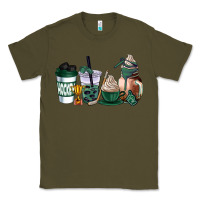 Army Green hunter green hockey coffee cups Classic Tee - AdoDesignShop