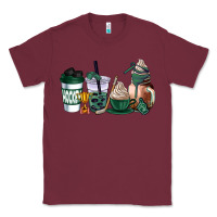 Burgundy hunter green hockey coffee cups Classic Tee - AdoDesignShop