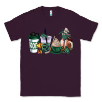 Plum hunter green hockey coffee cups Classic Tee - AdoDesignShop