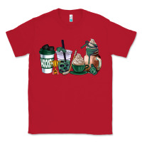 Red hunter green hockey coffee cups Classic Tee - AdoDesignShop