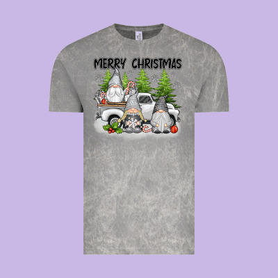 Merry Christmas Gnomies Vintage Tee Designed By Texasbilliewilder