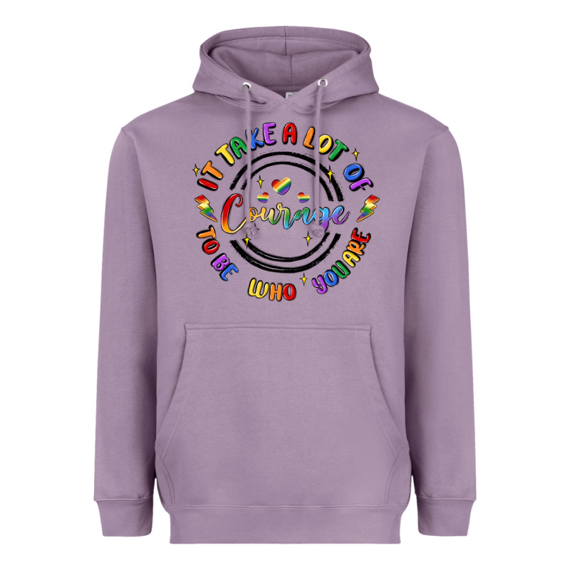 Gay Pride Heavyweight Hoodie by MaliasSmallBusiness | Teevron