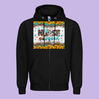 Nurse Squad Tumbler Zipper Hoodie Designed By Bundleandbundleshop