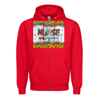 Red nurse squad tumbler Zipper Hoodie - BundleAndBundleShop