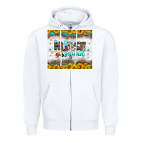 White nurse squad tumbler Zipper Hoodie - BundleAndBundleShop