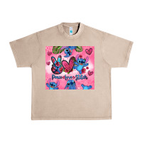French Oak peace love stitch Urban Heavy Tee - Zillion Design Studio