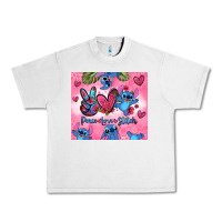 Lunar Rock peace love stitch Urban Heavy Tee - Zillion Design Studio