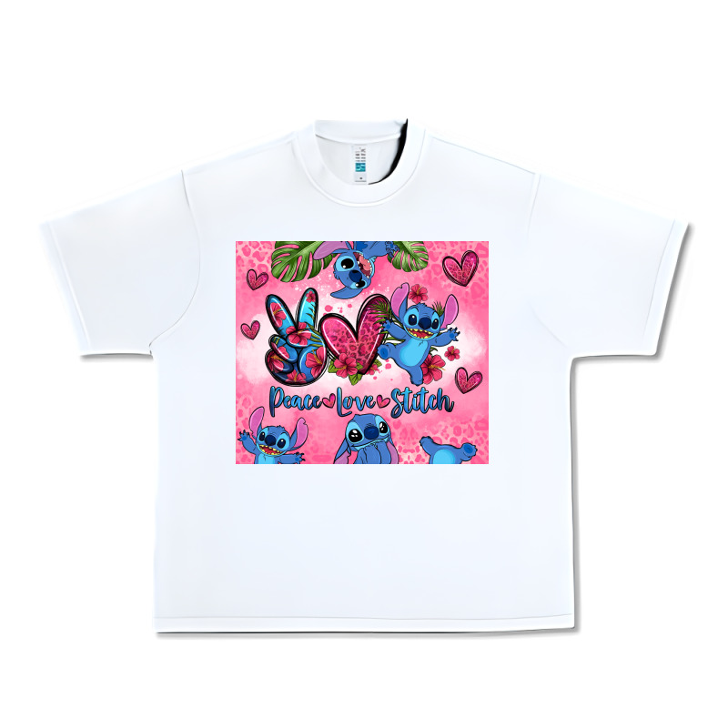 Peace Love Stitch Urban Heavy Tee by Zillion Design Studio | Teevron