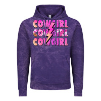 Cloud Purple cowgirl cowgirl lightning bolt Vintage Hoodie - Zillion Design Studio