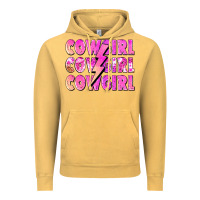 Vintage Mustard cowgirl cowgirl lightning bolt Vintage Hoodie - Zillion Design Studio