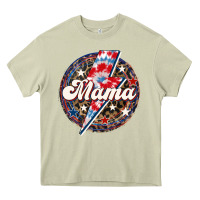Mossy Western Mama Patriotic Heavy Core Tee - LillyAllenDesigns