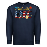 Navy dispatcher life Premium Sweatshirt - MaliasSmallBusiness