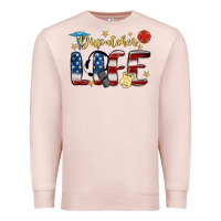 Pale Pink dispatcher life Premium Sweatshirt - MaliasSmallBusiness