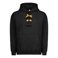Pigment Black Yellow Flower on Pink Background Mom Skull Urban Hoodie - Bettercallsaul