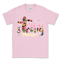 Bubblegum Pink she is strong proverbs 31 25 Classic Tee - JahusDesignShop