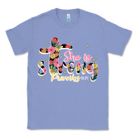 Colony Blue she is strong proverbs 31 25 Classic Tee - JahusDesignShop