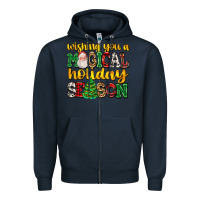 Navy wishing you a magical season Zipper Hoodie - AdoDesignShop