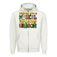 Oatmeal Heather wishing you a magical season Zipper Hoodie - AdoDesignShop