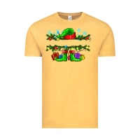 Vintage Mustard custom name christmas elf Vintage Tee - texasbilliewilder
