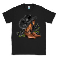 Black black cowgirl  and roses Classic Tee - AdoDesignShop