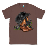 Chestnut black cowgirl  and roses Classic Tee - AdoDesignShop