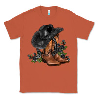 Copper black cowgirl  and roses Classic Tee - AdoDesignShop