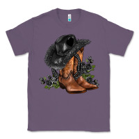 Lavender black cowgirl  and roses Classic Tee - AdoDesignShop