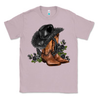 Lilac black cowgirl  and roses Classic Tee - AdoDesignShop