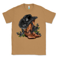 Toasted Coconut black cowgirl  and roses Classic Tee - AdoDesignShop