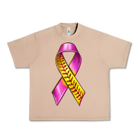 Burro Breast Cancer Ribbon Softball Urban Heavy Tee - texasbilliewilder