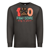 Smoke 100 pawsome days of school Premium Sweatshirt - MaliasSmallBusiness