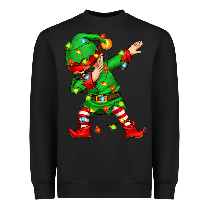 Dabbing Elf Heavyweight Sweatshirt by Zillion Design Studio | Teevron