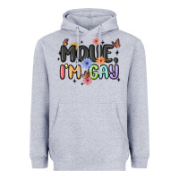 Heather Grey movie i'm gay Heavyweight Hoodie - MaliasSmallBusiness