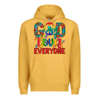 Mustard LGBTQ+ God Loves Everyone Premium Hoodie - BundleAndBundleShop