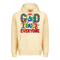 Pina Colada LGBTQ+ God Loves Everyone Premium Hoodie - BundleAndBundleShop