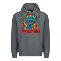 Rock LGBTQ+ God Loves Everyone Premium Hoodie - BundleAndBundleShop