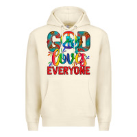 Sandshell LGBTQ+ God Loves Everyone Premium Hoodie - BundleAndBundleShop