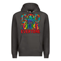 Smoke LGBTQ+ God Loves Everyone Premium Hoodie - BundleAndBundleShop