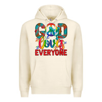 Tofu LGBTQ+ God Loves Everyone Premium Hoodie - BundleAndBundleShop