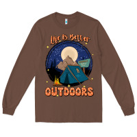 Chestnut life is better outdoors Long Sleeve Tee - JahusDesignShop
