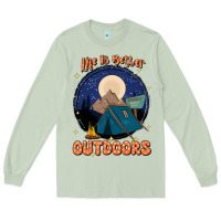 Matcha life is better outdoors Long Sleeve Tee - JahusDesignShop