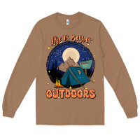 Toasted Coconut life is better outdoors Long Sleeve Tee - JahusDesignShop