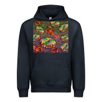 Navy mardi gras king cake and crawfish Urban Hoodie - RanaPortraitStore