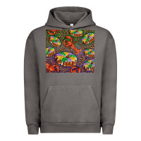 Pigment Tornado mardi gras king cake and crawfish Urban Hoodie - RanaPortraitStore