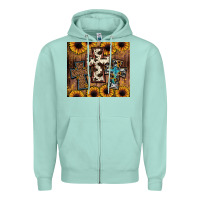 Seafoam cross tumbler Zipper Hoodie - JahusDesignShop